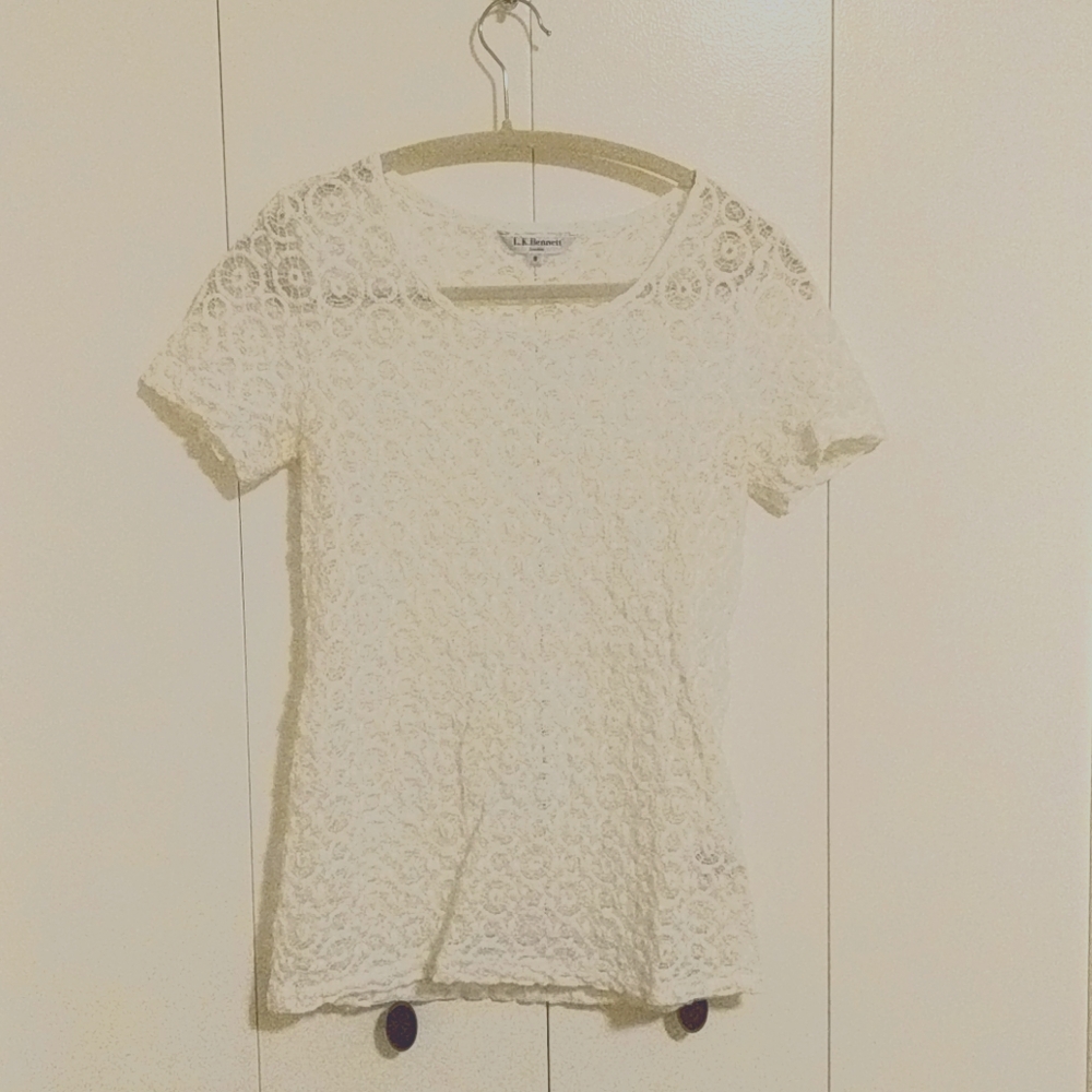 LK Bennett lace blouse